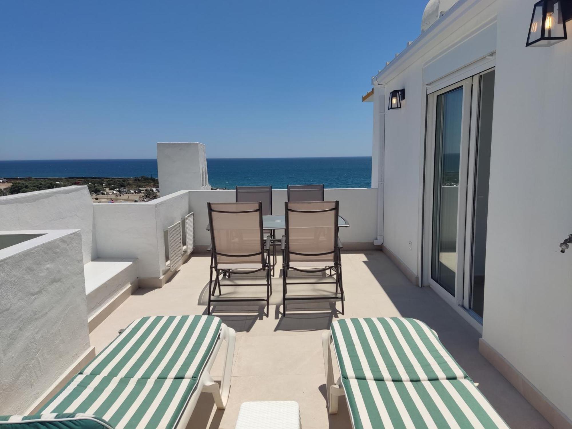 Front Sea View Penthouse Apartment Estepona Bagian luar foto